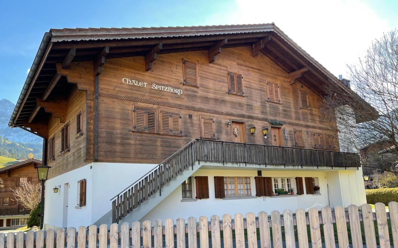 Chalet Spitzhorn - Your Peak Getaway - Private Terrasse & Gratis Parkplatz Gsteig Εξωτερικό φωτογραφία